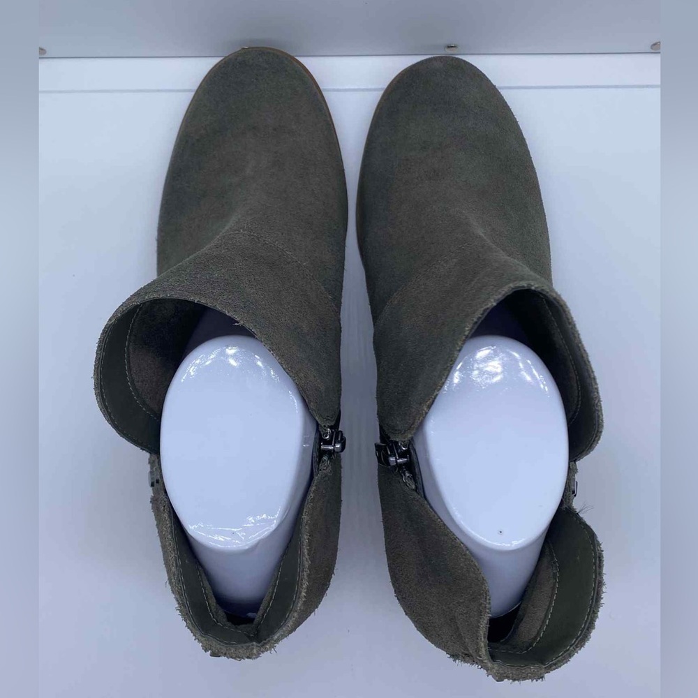 Koolaburra by UGG~Sofiya Suede Leather Ankle Boots Dusty Olive 1096440 Size 10.5 - Picture 3 of 10